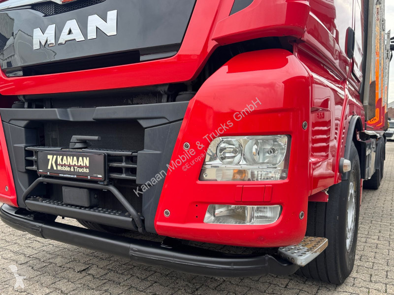 Lastbil MAN 33.500  6x4 Holztransporter Kran...