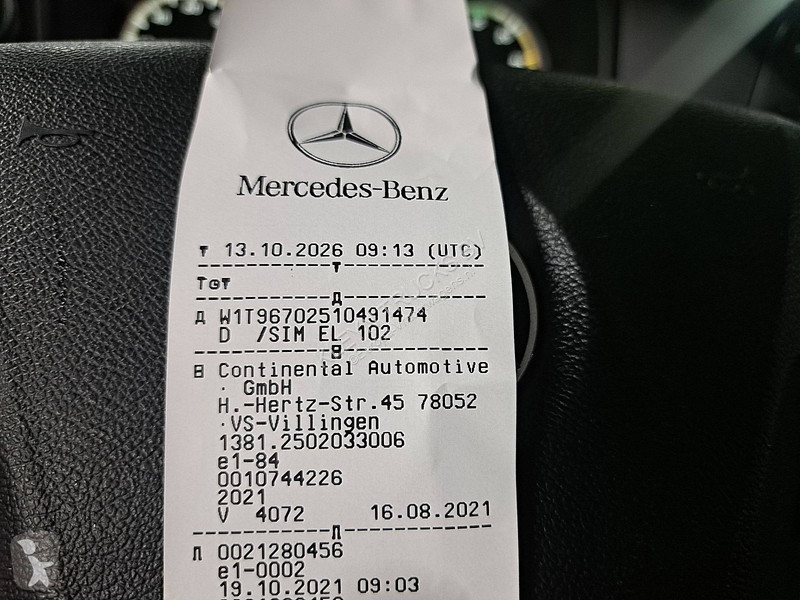 شاحنة Mercedes ATEGO 1230 AIRCO WB 536 LIFT