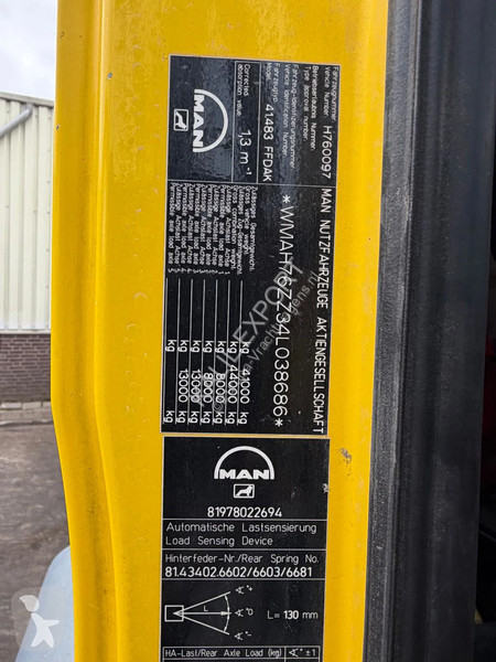 MAN TGA Kipper - 8x8 - ZF Manual Gearbox - Big...