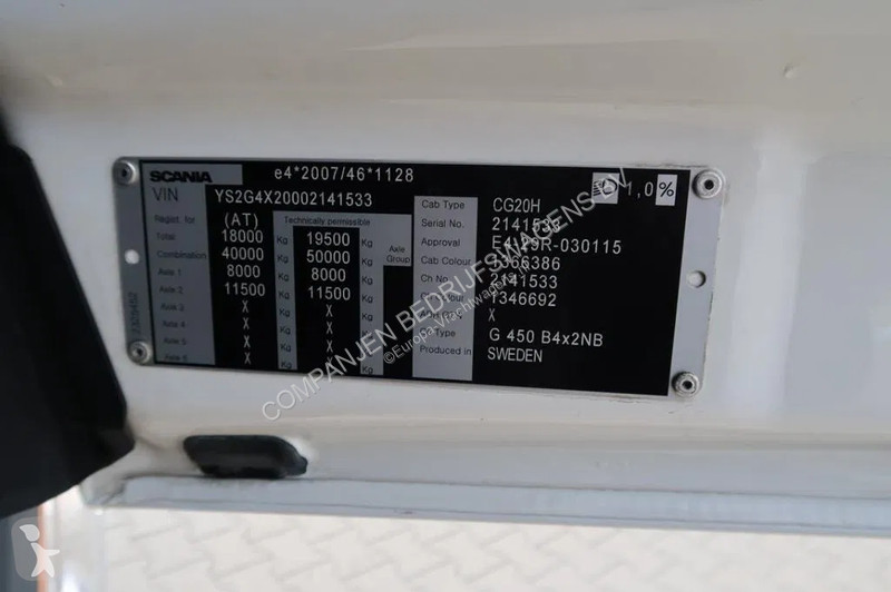 Camion Scania 450 450 - 2017 - Pezzaioli...