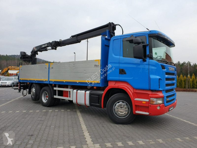 Kamion Scania R 400 LB 6x2 HDS Budowlanka Widły...