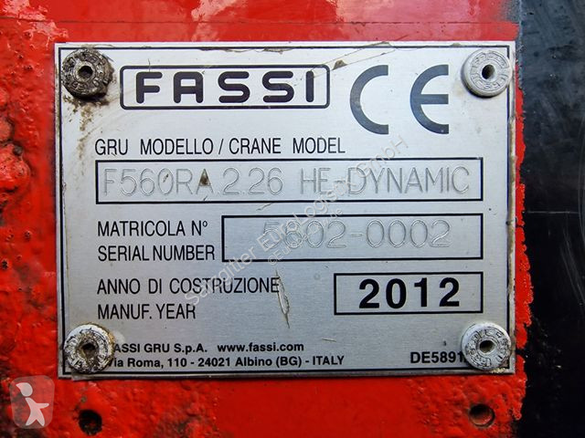 Lastbil MAN 35.480 8X4H-6 BL / Intarder / FASSI...
