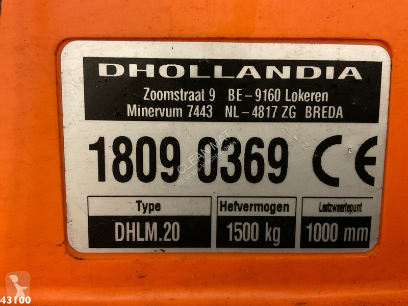 Camion DAF FA  210 Euro 6 with DHollandia taillift