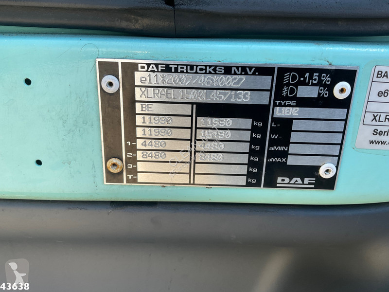 Kamion DAF 180 Euro 6 14 Ton haakarmsysteem