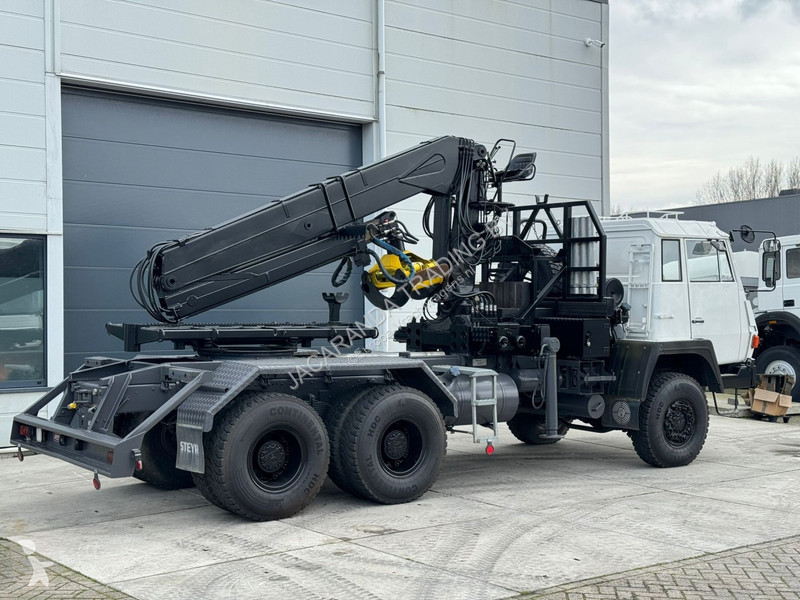Camion Steyr 1491.310 6x6 Loglift 190 + dolly +...