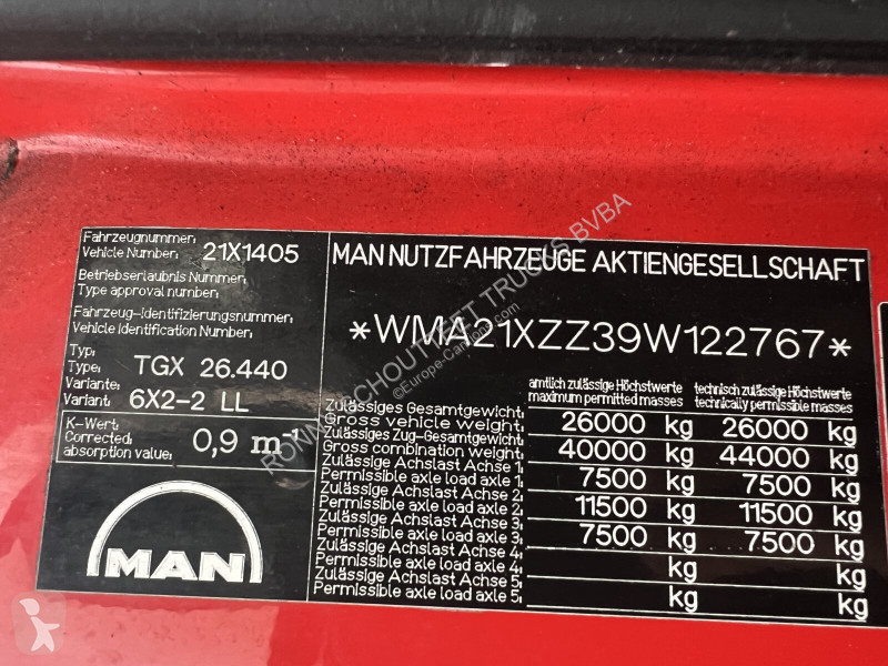Camion MAN TGX 26.440 6x2-2 LL TGX 26.440 6x2-2...