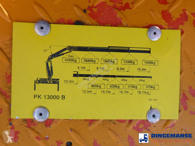 Camião Mercedes SK 4X2 + Palfinger PK13000