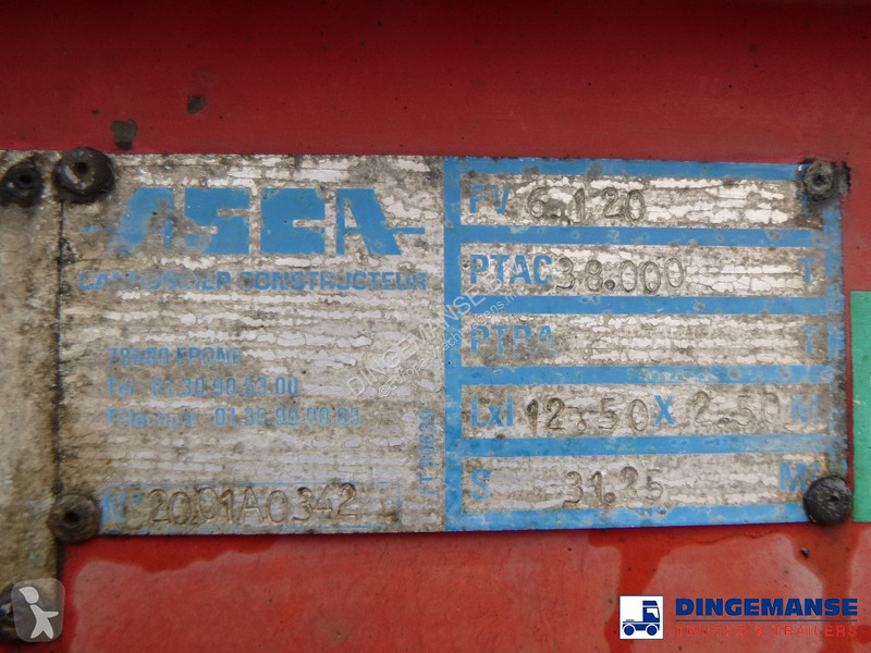 Kamion Asca 3-axle container trailer