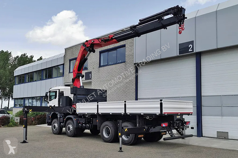 Camion MAN 41.440 BB CH Flatbed with Crane (3...