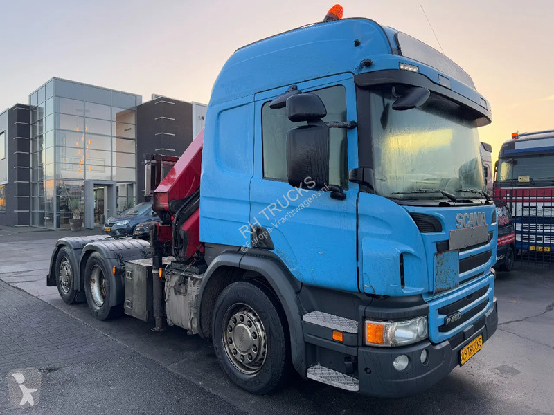 Camion Scania P450 6X2 - EURO 6 + HMF 2620-K5 +...