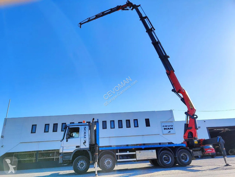 Camion Mercedes 4151 V8 8x4 Palfinger PK78002 +...