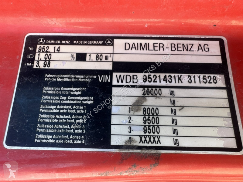 Camion Mercedes Actros 2635 6x4 Actros 2635...
