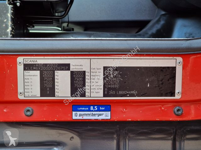 Kamion Scania R 340 B6X2*4MNA /Retarder/HIAB...