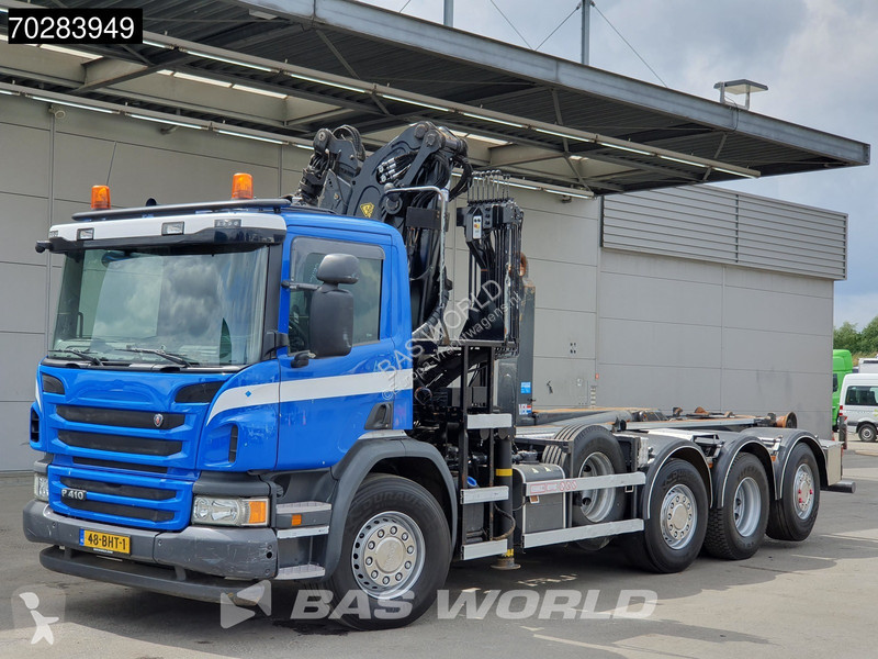 Camion Scania P410 8X2 N-Truck Palfinger Q150Z...