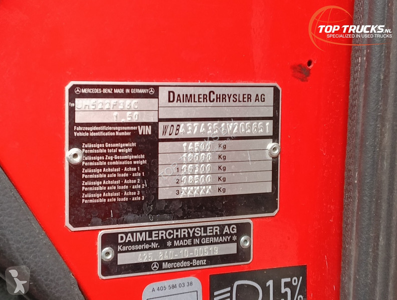 Kamion Mercedes U 5000 4x4 - (type 437.4) 4000...