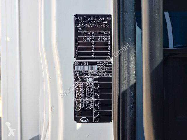 Kamion MAN 12.250 4X2 BL / Ladebordwand