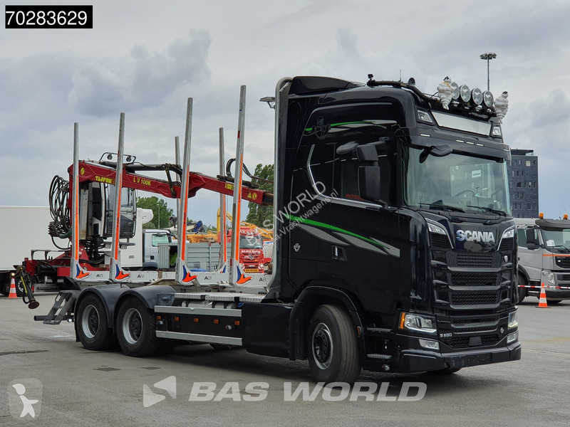 Camion Scania S650 S 6X4 Tajfun IV100K Kran...