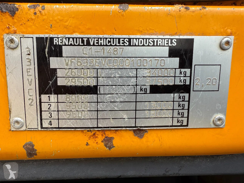 Camion Renault 400 6X6 Tipper Spring/spring ZF...