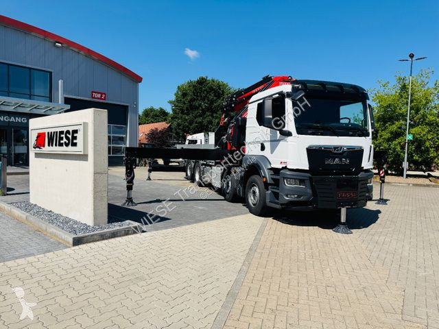 Camion MAN MAN  32.510 mit F710 Frontkran sofort