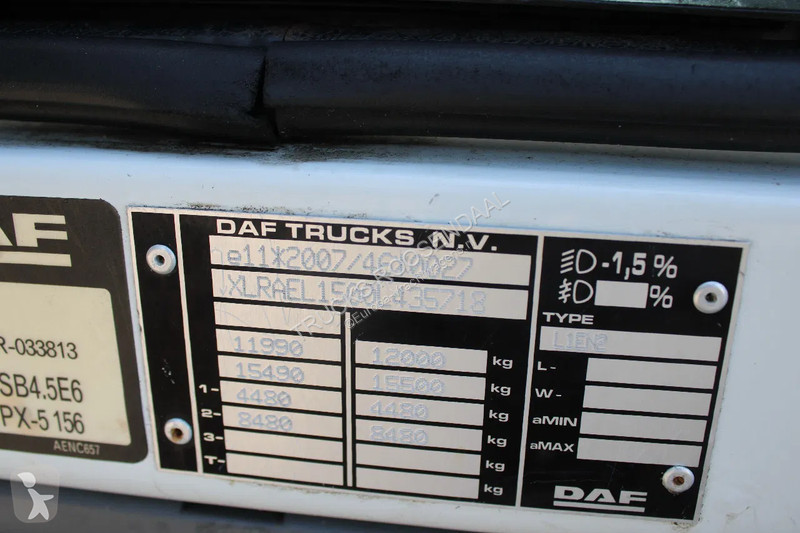 Camion DAF 210 + euro 6 + lift