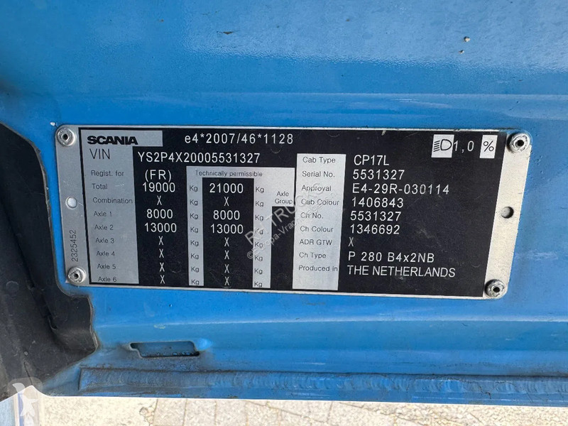 Camion Scania P280 4X2 EURO 6 PAFINGER PK12002...