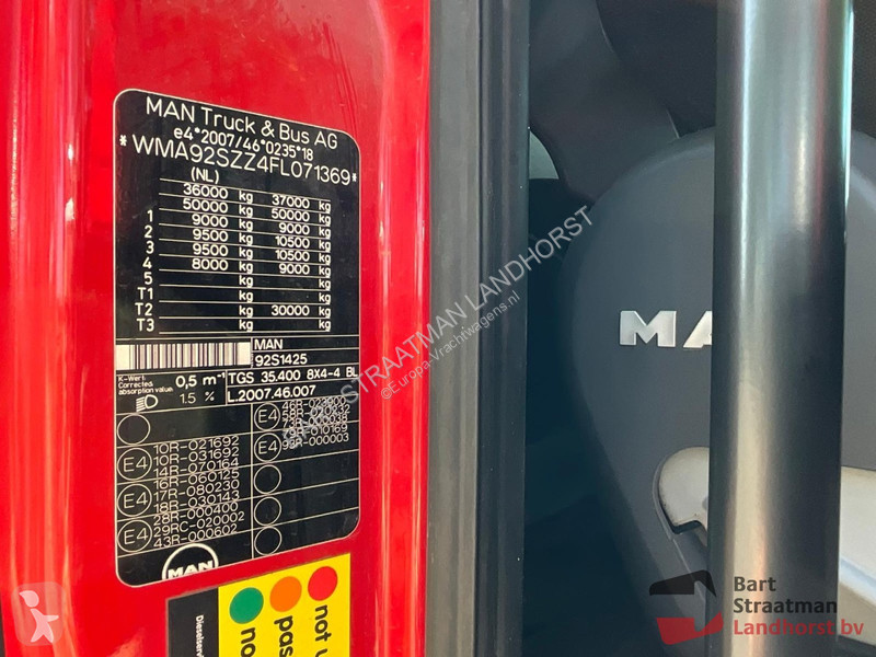 Camión MAN 36.400 8x4 Euro 6 met Haakarm...