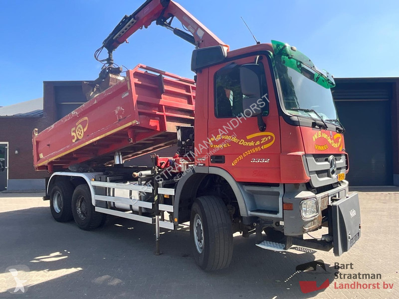 Lastbil Mercedes ACTROS 3332  6x6 Euro 5 met 2...
