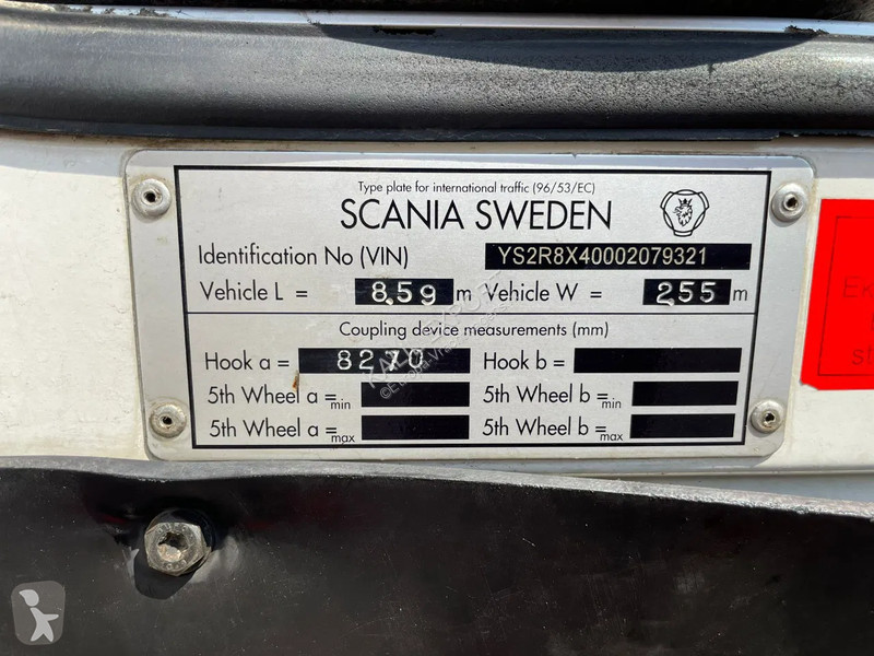 Camion Scania R560 V8 Kipper 8x4 Manual earbox...