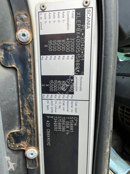Kamion Scania P420 Kipper 8x4 Manual earbox Big...