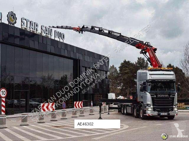 Camion Scania R730 8x2 Fassi F990 Fly Jib 30m...