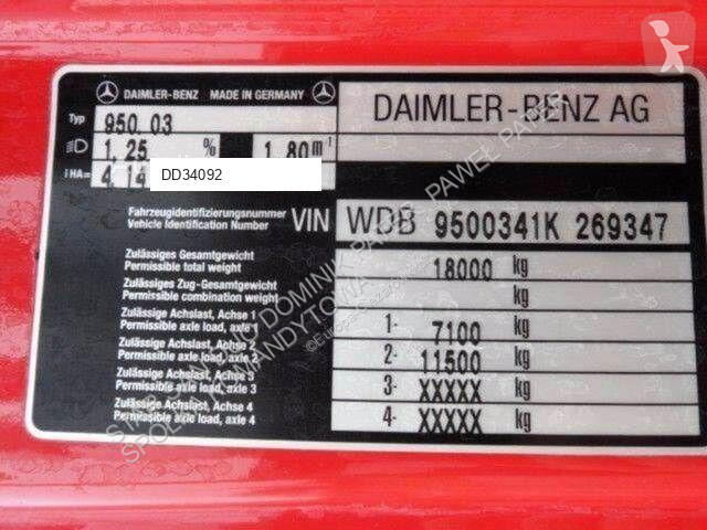 Kamion Mercedes ACTROS 1835 Feuerwehr 2080 L...