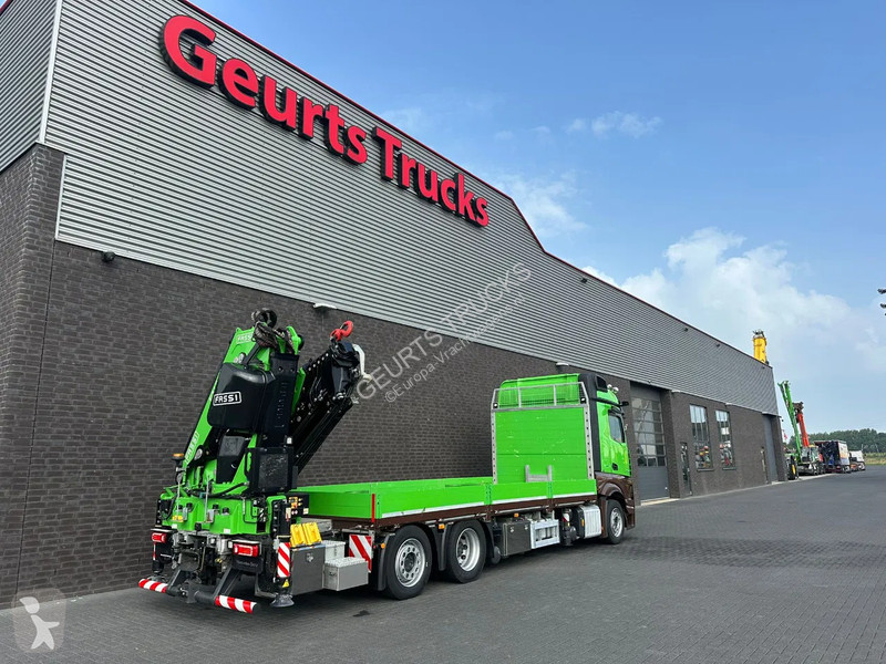 Camion Mercedes 2545 6X2 OPENLAADBAK MET FASSI...