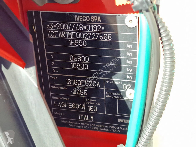 Camion Iveco EuroCargo 160 210 - Isotherm box -...