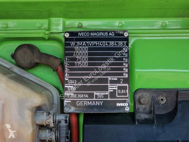 Camion Iveco 360 / Ladebordwand