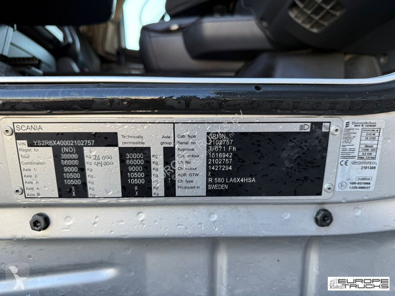 Camion Scania 580 Steel/Air - etarder -...