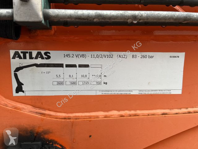 Camion MAN TGX 6x2 Atlas 145.2 Baustoff