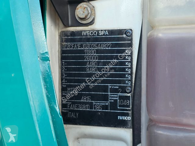 Kamion Iveco 120E25 / Ladebordwand