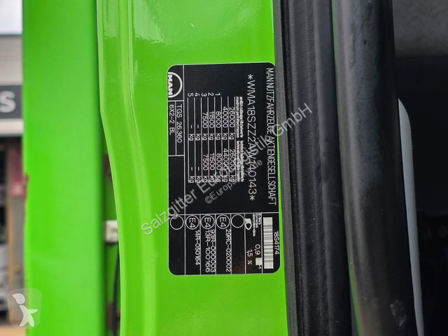 Vrachtwagen MAN TGS 6x2-2 BL/ Palfinger 16002 /...