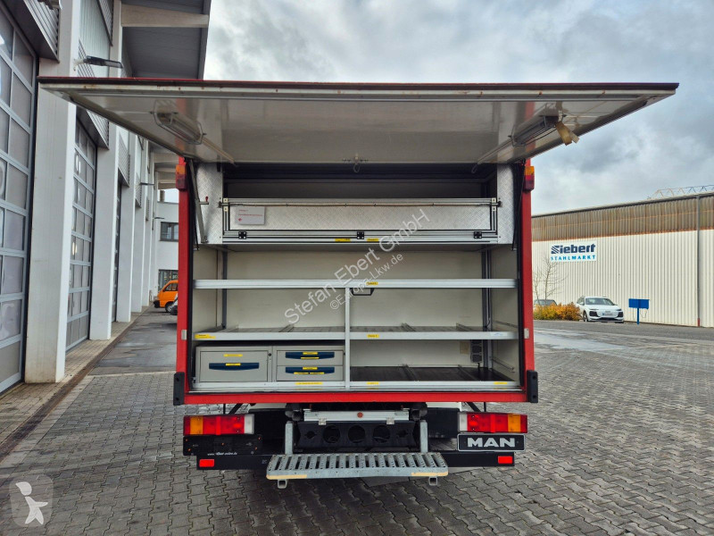 شاحنة MAN LE Feuerwehr Schmitz GW-6 Gerätewagen