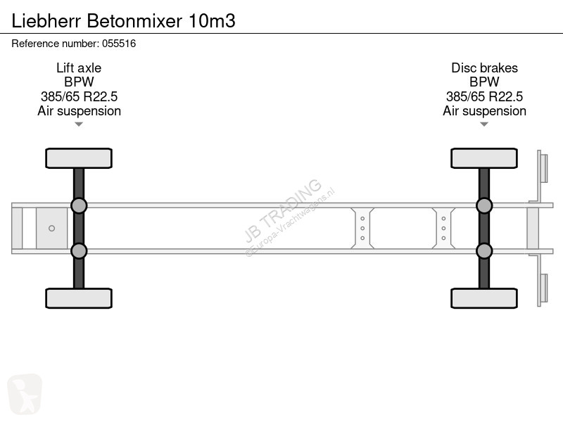 Beton Liebherr Betonmixer 10m3