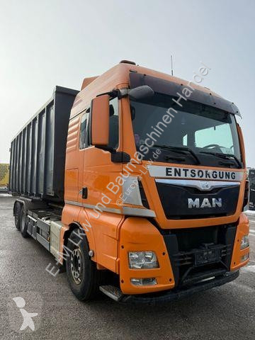 شاحنة MAN TGX 6X2 Abrollkipper Blatt Luft Lift Ret