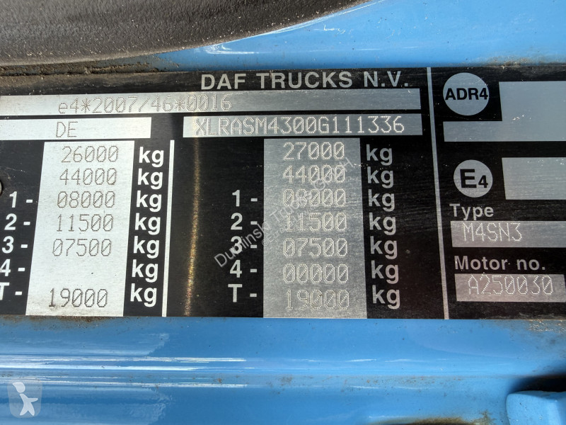 شاحنة DAF CF450 6X2 Palfinger T20
