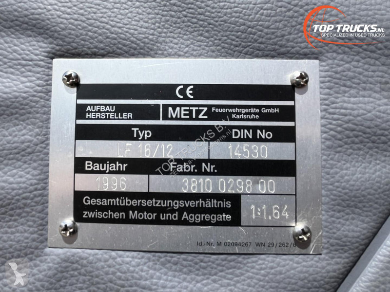 شاحنة Mercedes AF 4x4 - 1.600 ltr -Feuerwehr,...