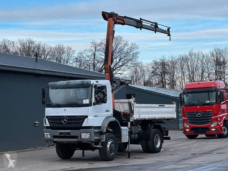 Camion Mercedes 1824 4x4 EU5 DSK, Palfinger...