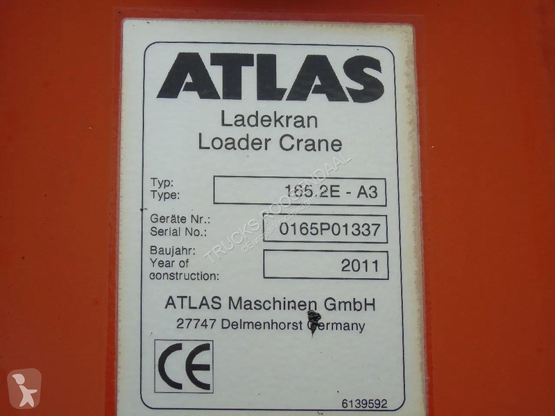 شاحنة MAN 18.440 + ATLAS 165 + EURO 5 + TRAILER...
