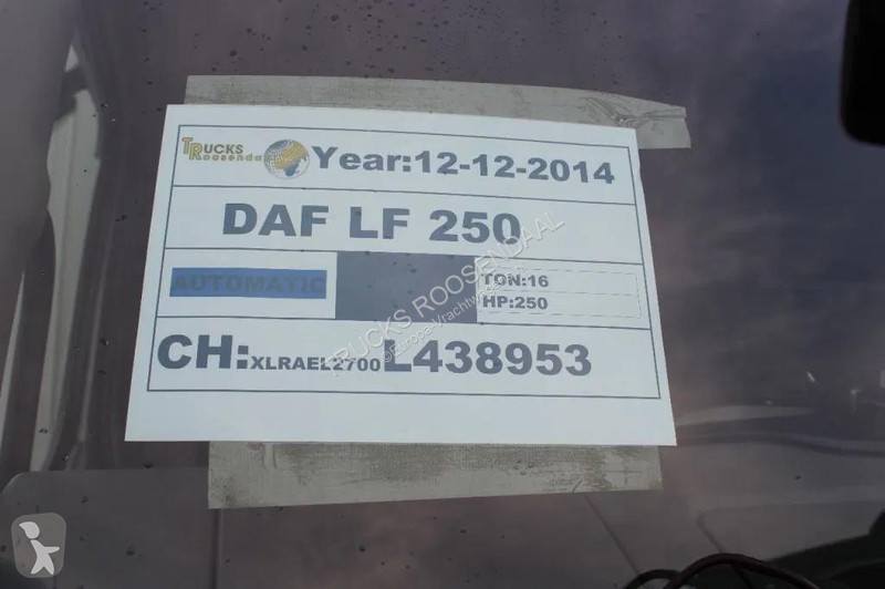 شاحنة DAF 250 + CARRIER XARIOS 500 + 16T EURO 6...
