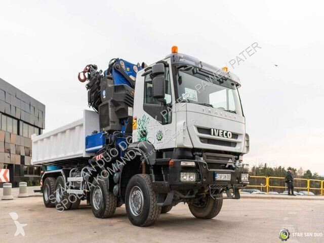 Kamión Iveco TRAKKER 450 8x8 PM 85SP Crane...