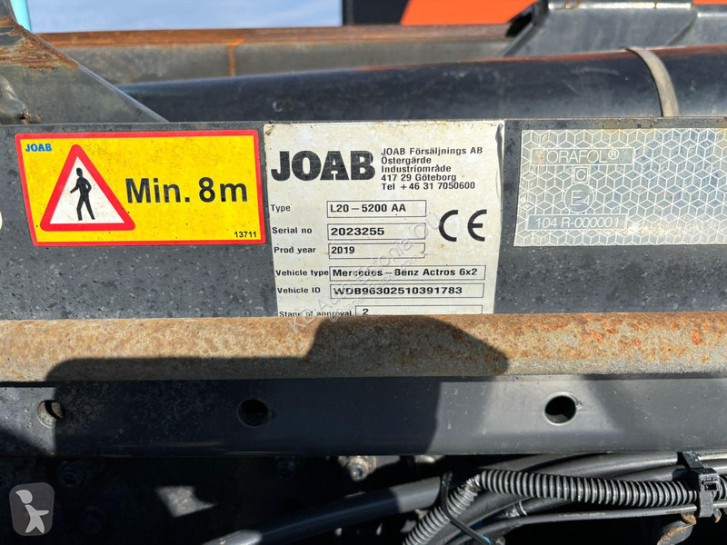 شاحنة Mercedes 2653 6x2 JOAB L 20 ton / L=5200...