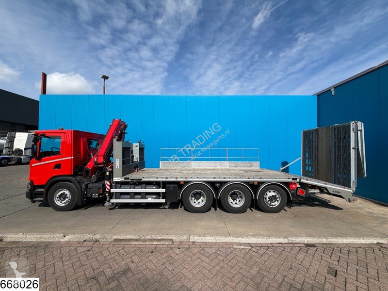 Camion Scania 410 6e, CN, 8x4, Retarder, Fassi