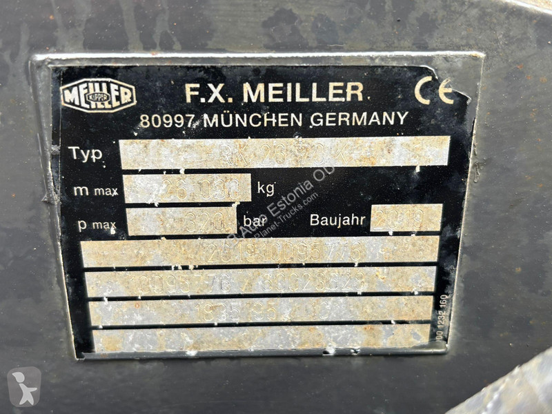 شاحنة Volvo 540 8x4/4 MEILLER PK 26 ton /...